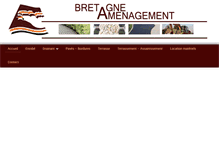 Tablet Screenshot of bretagneamenagement.com